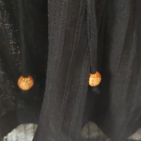 Black bathing suit coverup. Medium - Picture 3 of 6